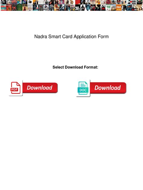 nadra smart card documents required|NADRA application form pdf.